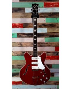 Vox Bobcat S66 Electric Guitar, Red, BC-S66-CR