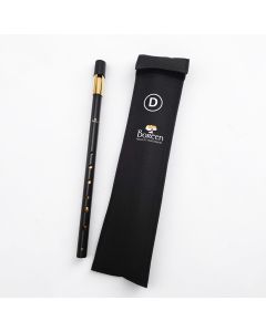 Boreen Tuneable D Whistle - Black Finish with Padded Bag