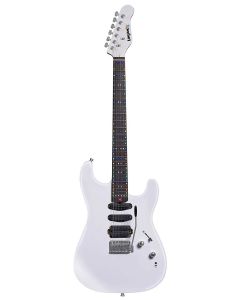 Litejam Smart Learning Electric Guitar, RGB24/WH
