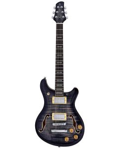 Sire mahogany chambered + maple top + flame veneer electric guitar, Q7H/TBK