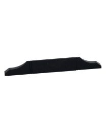 Boston bridge for mandolin, no saddle, for flat top, ebony