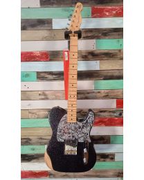 Fender Brad Paisley Esquire, Electric Guitar, Black Sparkle, 014-0322-398