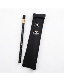 Boreen Tuneable D Whistle - Black Finish with Padded Bag