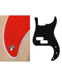 Boston PB-215-SRD Puncher Bass Pickguard – Sparkling Red