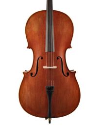 Leonardo LC-2744-M Student Series Cello Outfit 4/4 – Solid Spruce & Maple, Ebony Fittings, Bow & Bag