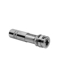 Boston Endpin Jack, Solder 6.3mm Female Jack - Chrome