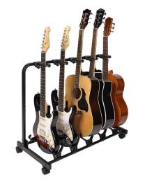 Boston Universal Guitar Rack stand GS-905 Multi Guitar Stand for 5 Guitars - Black