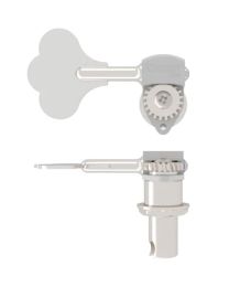 Hipshot HB6 3/8" Licensed Ultralite Bass Tuning Machine, HS0670KCT