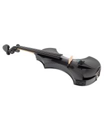 Leonardo EV-60-CB electric violin carbon black hollow body Everest Music Bray 