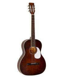 Richwood Heritage Series PARLOR Guitar Solid Cedar Top - Matt Trans Brown - HSP-35-MBR