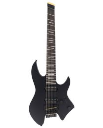 Sire Larry Carlton X6H7 7-String Headless Electric Guitar – Black Satin