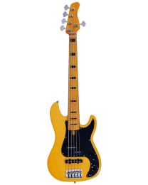 Sire Marcus Miller Alder 5-String Active Bass Guitar Sunshine Yellow, P7N A5/SY