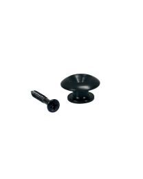 Boston Strap Buttons - Endpins - Sphere Shape - Black - 2 Pack