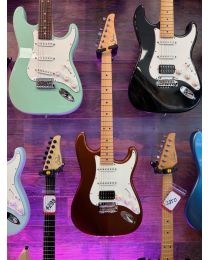 Suhr Classic S Plus, Root Beer Metallic, Maple fingerboard, HSS