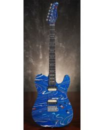Sire T7 New Gen Blue Swirl electric guitar front view
