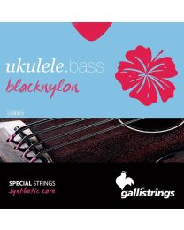 Galli Black Nylon String Set for Ukulele Bass, UXB-810