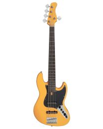 Sire Basses V3 2nd Gen Series Marcus Miller 5-String Active Bass Guitar Orange, V3+ 5/ORG