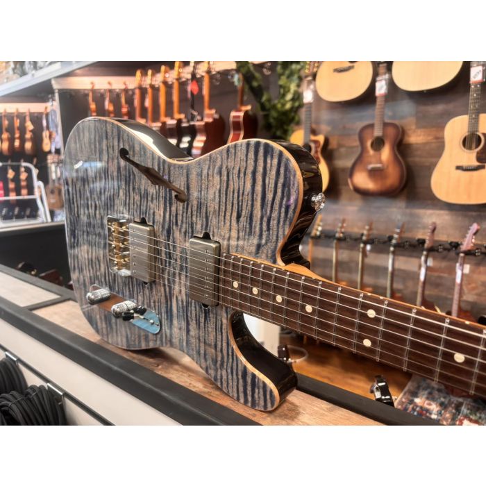 Suhr Alt T Limited Edition Flamed Denim Blue