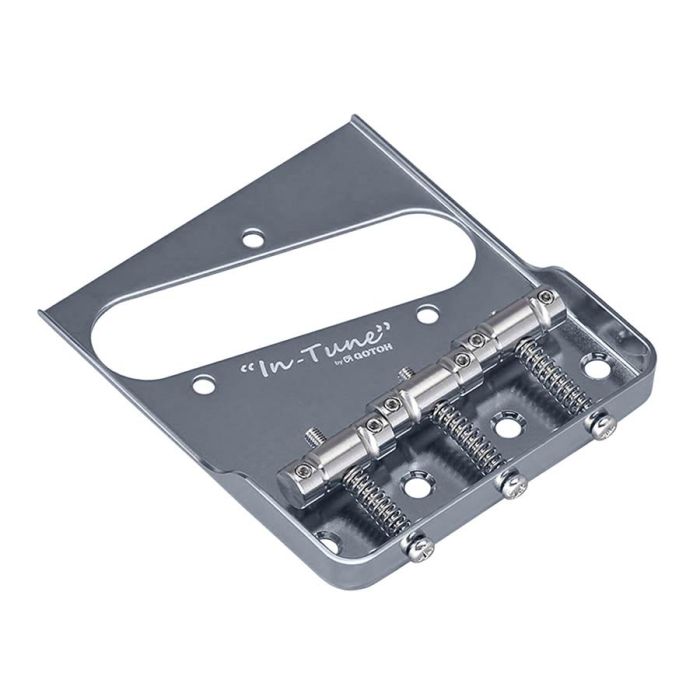 Gotoh Ti-TC1S T-Style Bridge with Titanium Saddles Chrome