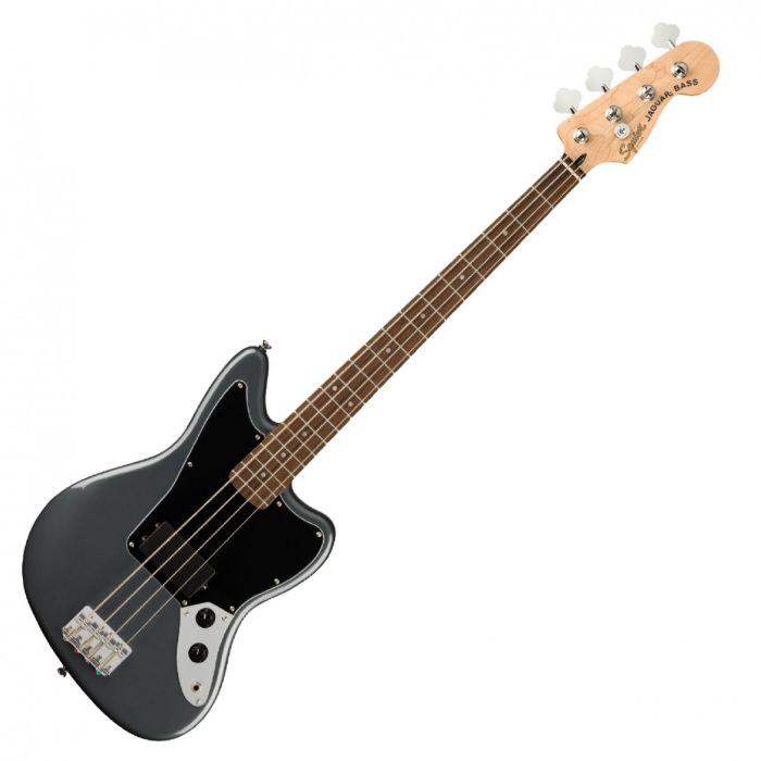 Squier Affinity Jaguar Bass Guitar H LRL, Charcoal Frost Metallic