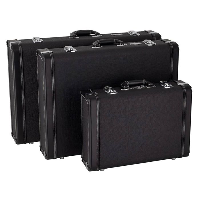 Boston GSC-05-BK Guitar Stand Case – Holds 5 Guitars | Black Tolex