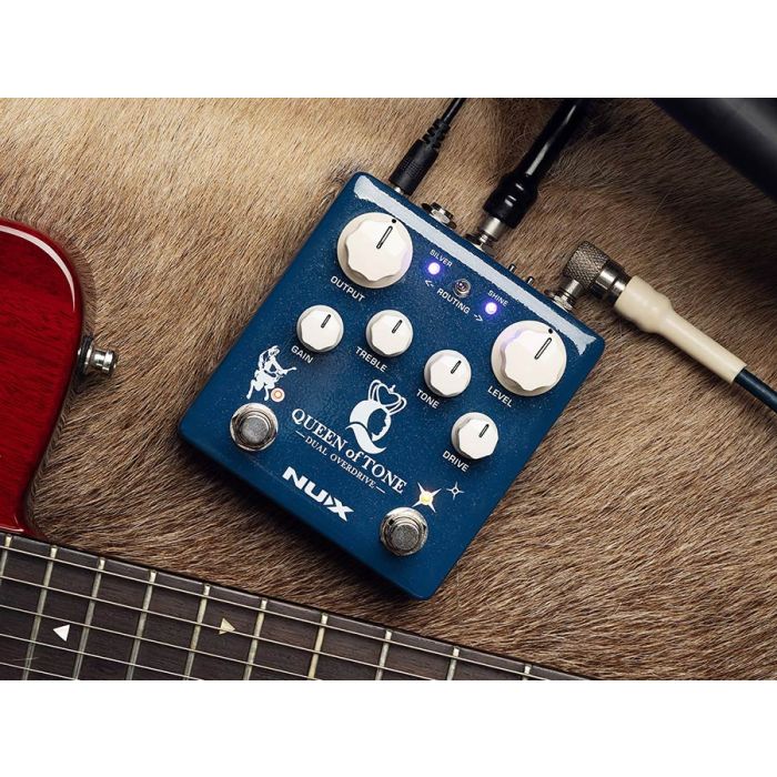 NUX Verdugo Series Dual Overdrive Pedal QUEEN OF TONE, NDO-6