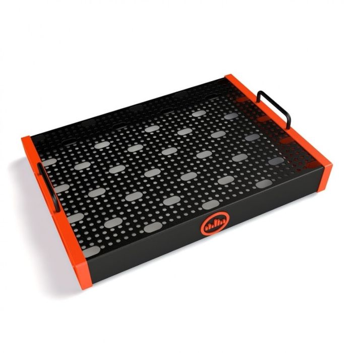 Temple Audio DUO 17 Pedalboard, Temple Red, DUO-17-TS