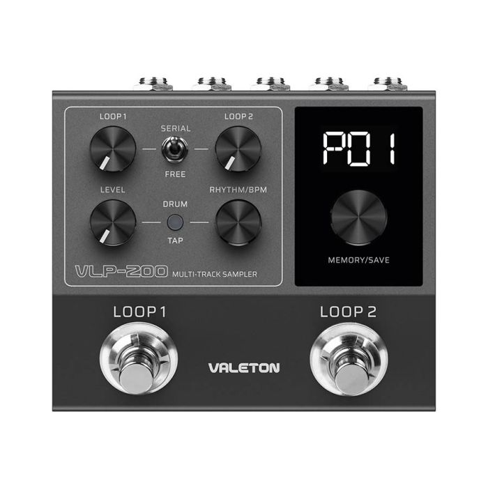 Valeton VLP-200 Multi-Track Sampler Pedal with Drum Patterns