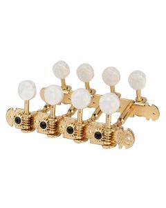 Boston Machine Heads for Mandolin - Gold Button 044-G GOLD