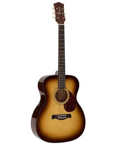 Richwood Heritage auditorium acoustic guitar edge sunburst