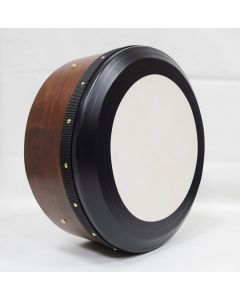 Boreen 16" x 6" "the Oisín" - Solid Rosewood Bodhran with Double Hoops & Deluxe Gig Bag, *BOD-1606-TRW