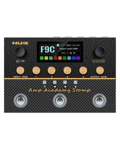NUX Amp Academy Stomp Compact Guitar Amp Modeler, Multi-Effects NMA-3AAP AMP ACADEMY STOMP
