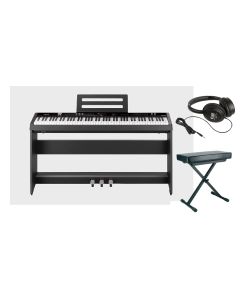 NUX 88 Note Digital Stage Piano Complete Package - 88 Graded Hammer Action Keys NPK20 with STOOL & HEADPHONES