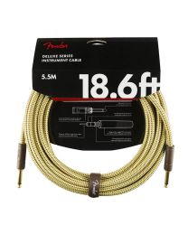Fender Deluxe Series Instrument Cable 18.6ft, Tweed, 0990820081