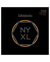 D'Addario 7-String Electric Guitar Strings, Regular Light, 10-59, NYXL1059