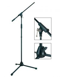 Boston Microphone Stand with Boom MS-1400-BK Mic Stand Professional