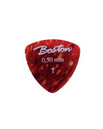Boston Celluloid Guitar Picks / Plec - Thin (0.50mm) Tortoise Model Bag of 24 pcs