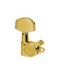 Boston 70-GLR Die Cast Machine Heads for Guitar (3x Left + 3x Right, Gold)