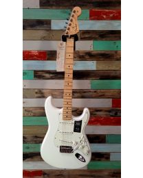 Fender Player Stratocaster MN Electric Guitar, Polar White, 014-4502-515
