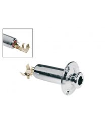 Boston Endpin Jack - Solder 6.3mm Female Jack Chrome