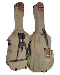 Boston Deluxe Double Bass Bag for 3/4 Double Bass - Beige Brown CB-534