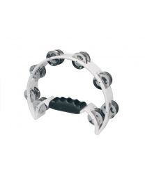Hayman Half Moon Tambourine - White