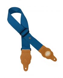 Gaucho Blue Guitar Strap GST-100-CU