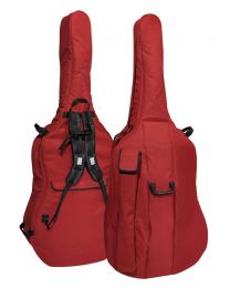 Boston Double Bass Bag for 3/4 Double Bass Wine Red CB-134
