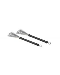 Hayman Retractable Brush with Black Rubber handle - Metal Bristles BRH-5-MT