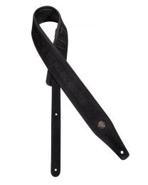 Gaucho Top Quality Suede Guitar Strap - Black