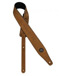 Gaucho Top Quality Suede Guitar Strap - Light Brown