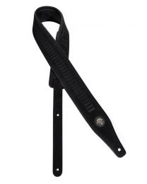 Gaucho Top Quality Suede Guitar Strap - Black GST-663-BK