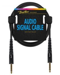 Boston audio signal cable, 6.3mm jack mono to 6.3mm jack mono, 6.00mtr