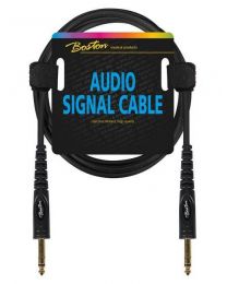 Boston audio signal cable, 6.3mm jack stereo to 6.3mm jack stereo, 6.00mtr